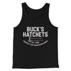 Buck’s Hatchets Men/Unisex Tank Top Black | Funny Shirt from Famous In Real Life