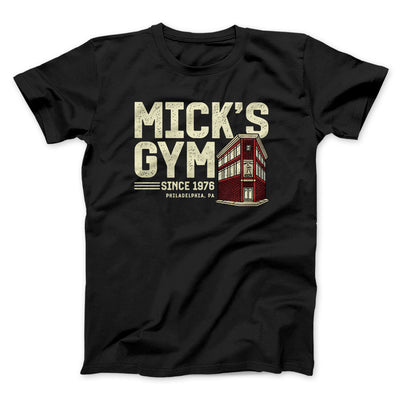 Mick's Gym Funny Movie Men/Unisex T-Shirt Black | Funny Shirt from Famous In Real Life