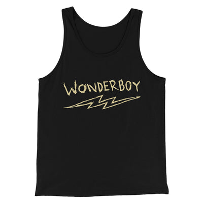 Wonderboy Men/Unisex Tank Top Black | Funny Shirt from Famous In Real Life