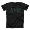 Pc Load Letter Funny Movie Men/Unisex T-Shirt Black | Funny Shirt from Famous In Real Life