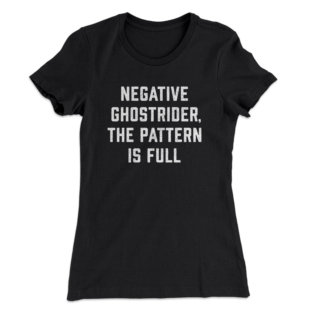 Negative Ghostrider The Pattern Is Full Women's T-Shirt | Funny Shirt from Famous In Real Life