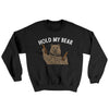 Hold My Bear Ugly Sweater Black | Funny Shirt from Famous In Real Life