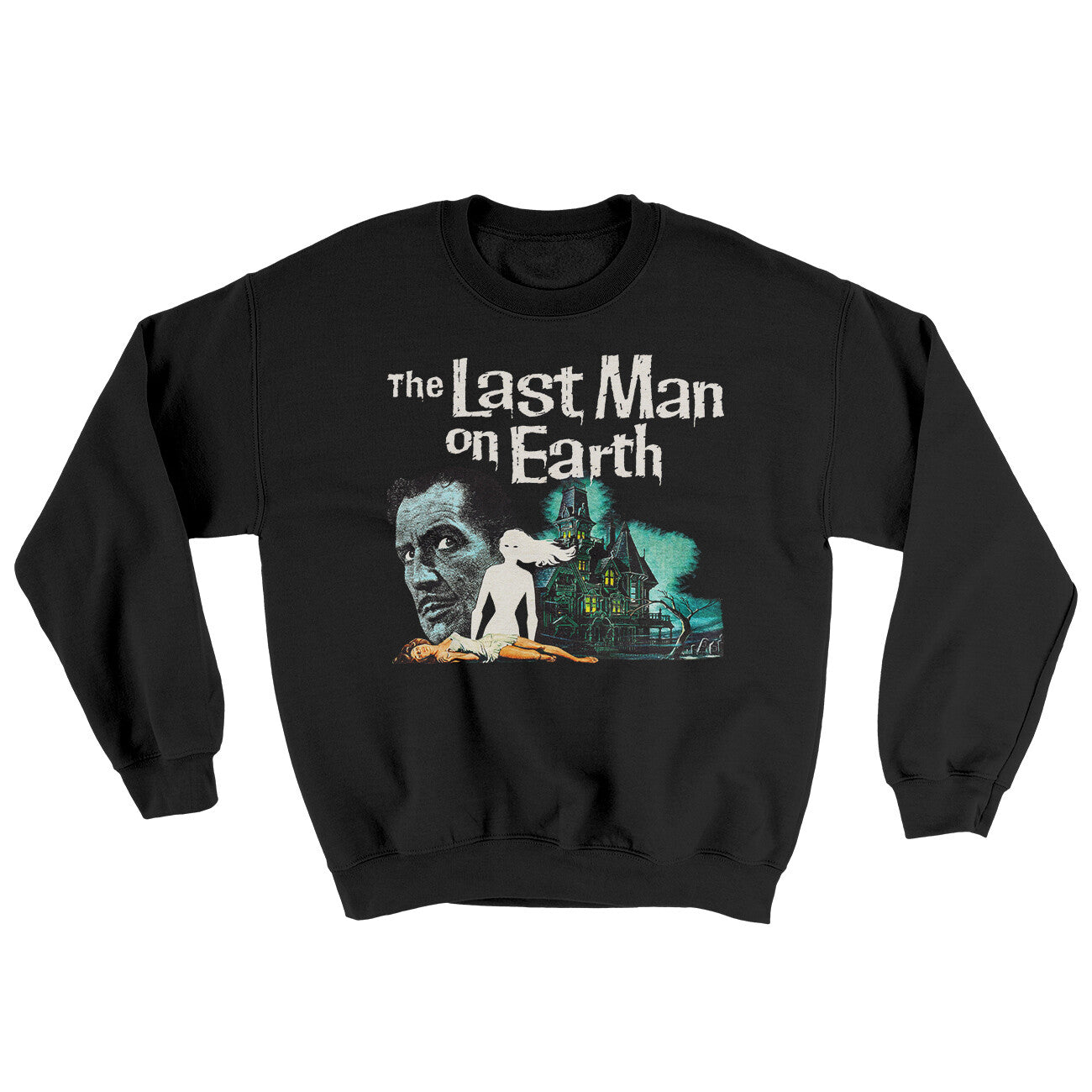 The Last Man On Earth Ugly Sweater Black | Funny Shirt from Famous In Real Life