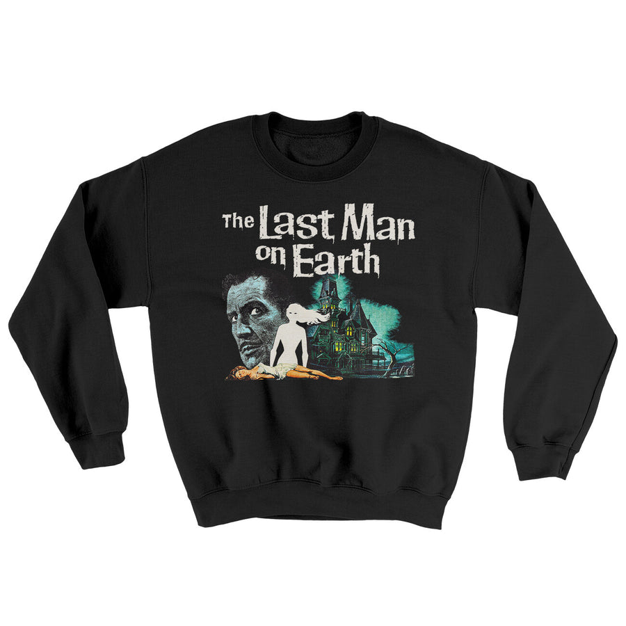 The Last Man On Earth Ugly Sweater Black | Funny Shirt from Famous In Real Life