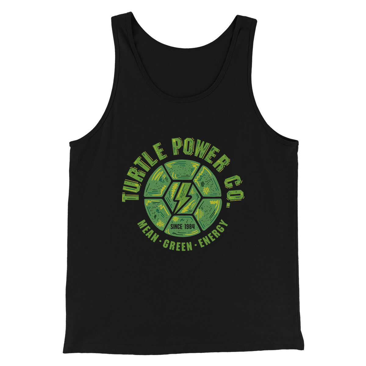 Turtle Power Co. Men/Unisex Tank Top | Funny Shirt from Famous In Real Life