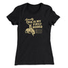Actually This Is My First Rodeo Funny Women's T-Shirt Black | Funny Shirt from Famous In Real Life