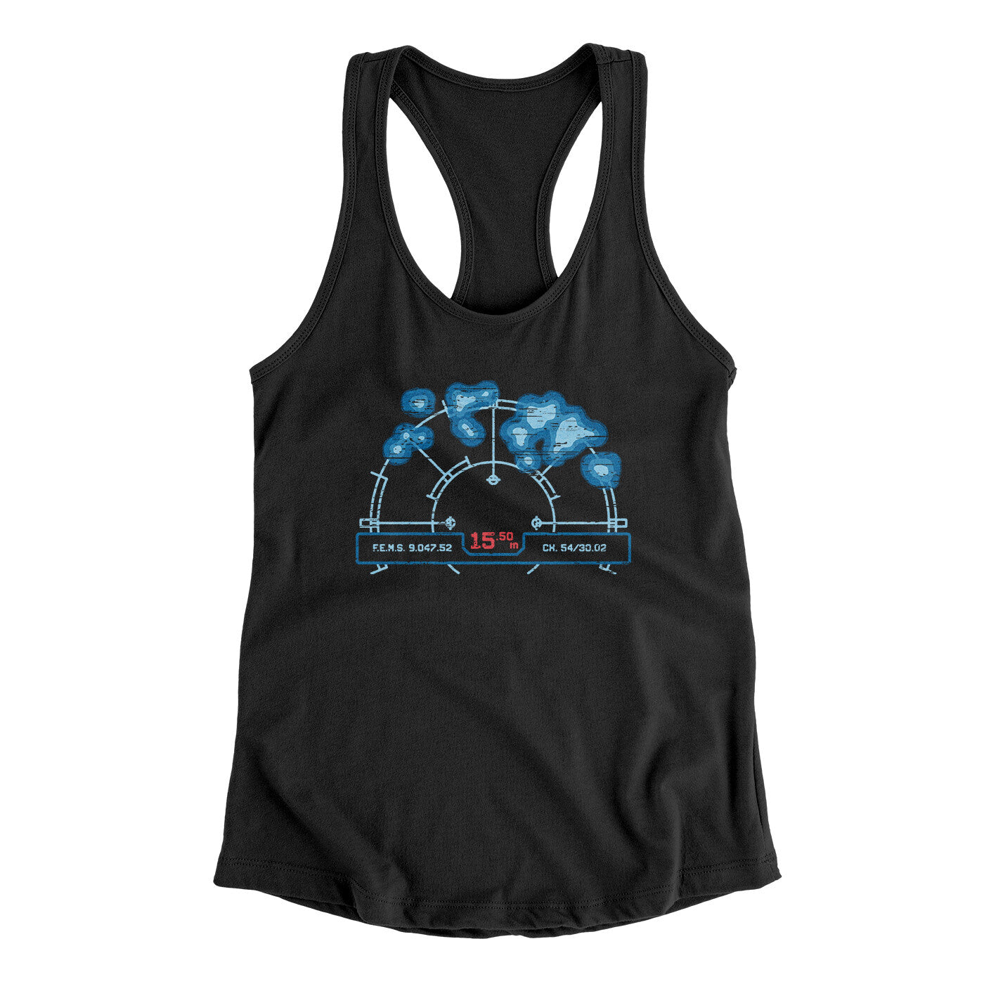 Motion Tracker Women's Racerback Tank Black | Funny Shirt from Famous In Real Life