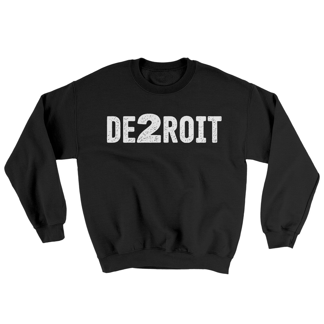 De2Roit Ugly Sweater Black | Funny Shirt from Famous In Real Life