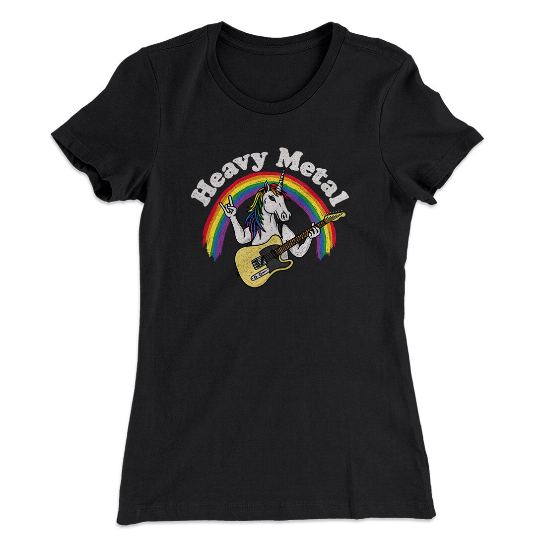 Heavy Metal Women's T-Shirt Black | Funny Shirt from Famous In Real Life