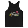 Aloha Mr. Hand Men/Unisex Tank Top Black | Funny Shirt from Famous In Real Life