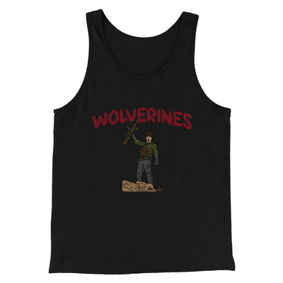 Wolverines Funny Movie Men/Unisex Tank Top Black | Funny Shirt from Famous In Real Life