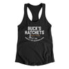 Buck’s Hatchets Women's Racerback Tank Black | Funny Shirt from Famous In Real Life