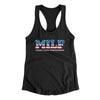 Milf - Man I Love Fireworks Women's Racerback Tank Black | Funny Shirt from Famous In Real Life