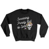 Surviving Purely On Spite Ugly Sweater Black | Funny Shirt from Famous In Real Life