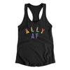 Ally Af Women's Racerback Tank Black | Funny Shirt from Famous In Real Life