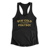 Stay Gold Ponyboy Women's Racerback Tank Black | Funny Shirt from Famous In Real Life