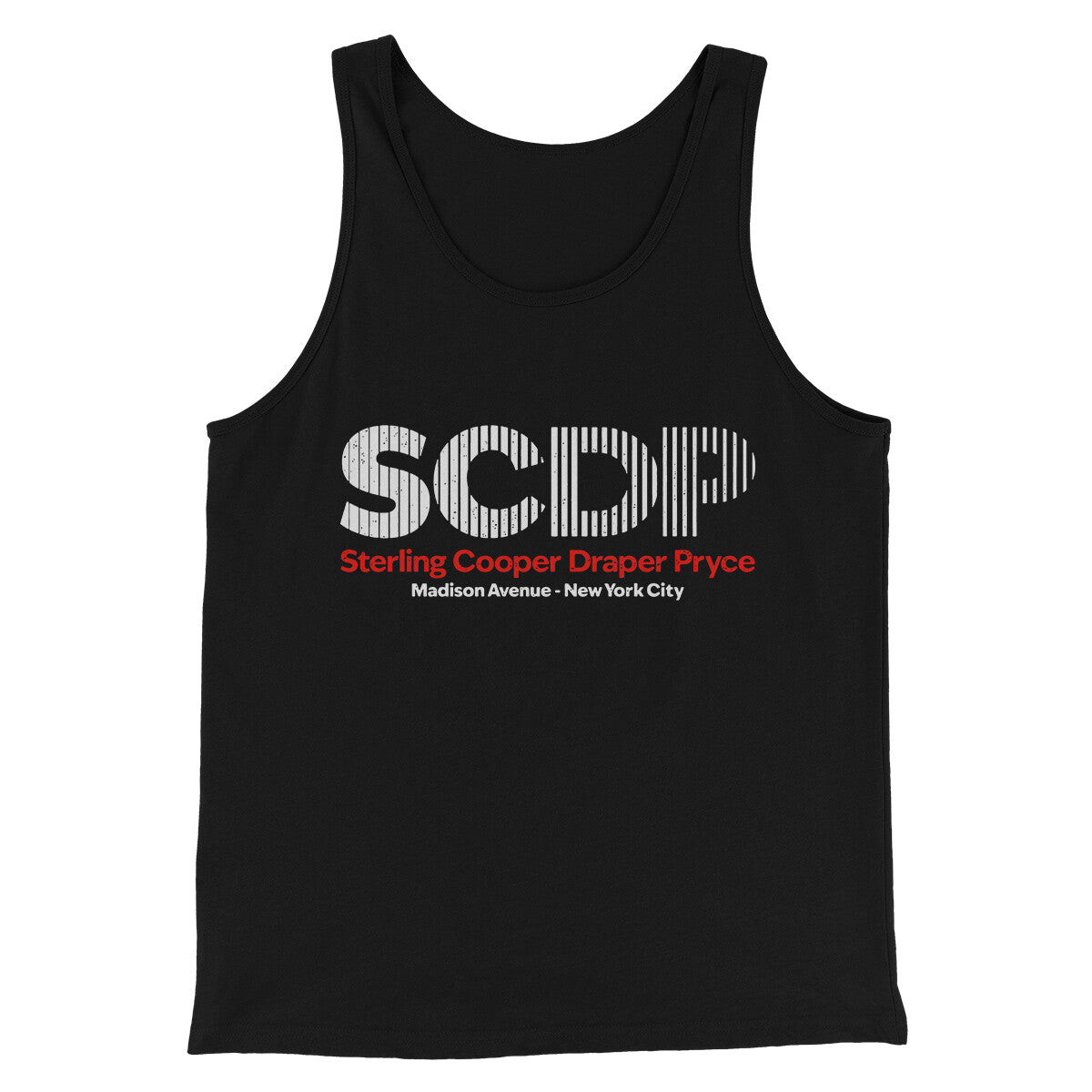 Sterling Cooper Draper Pryce Men/Unisex Tank Top Black | Funny Shirt from Famous In Real Life