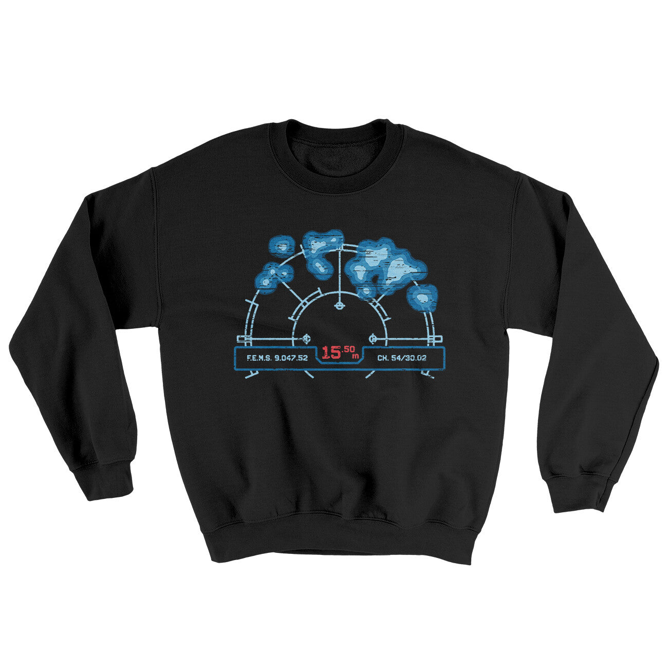 Motion Tracker Ugly Sweater Black | Funny Shirt from Famous In Real Life