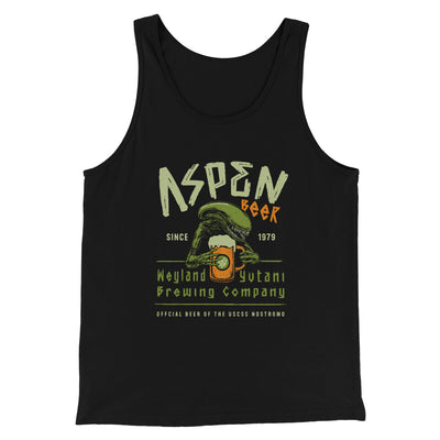 Aspen Beer Men/Unisex Tank Top Black | Funny Shirt from Famous In Real Life