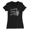 Surviving Purely On Spite Women's T-Shirt Black | Funny Shirt from Famous In Real Life