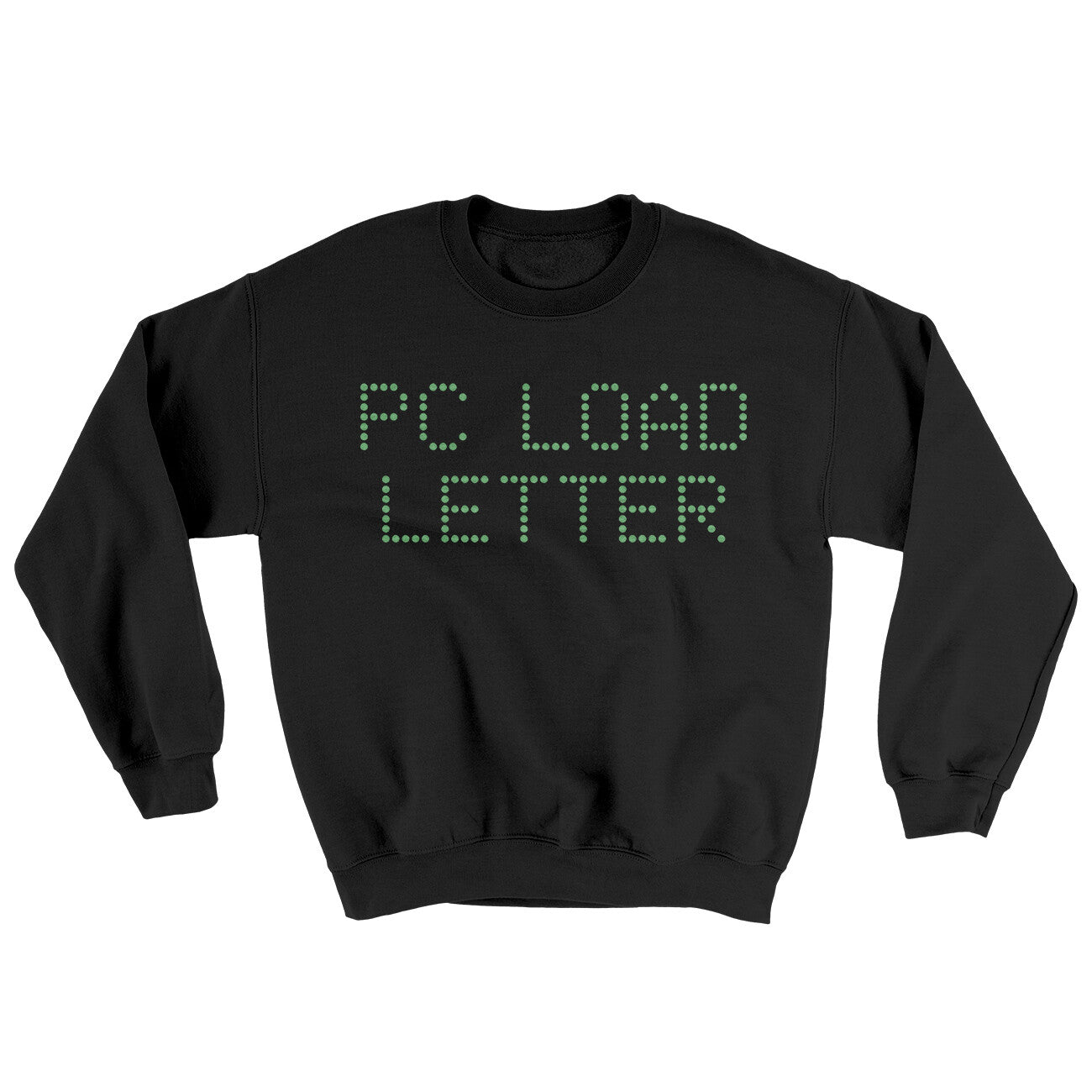 Pc Load Letter Ugly Sweater Black | Funny Shirt from Famous In Real Life