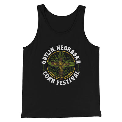 Gatlin Nebraska Corn Festival Men/Unisex Tank Top Black | Funny Shirt from Famous In Real Life