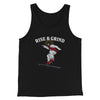 Rise And Grind Men/Unisex Tank Top Black | Funny Shirt from Famous In Real Life