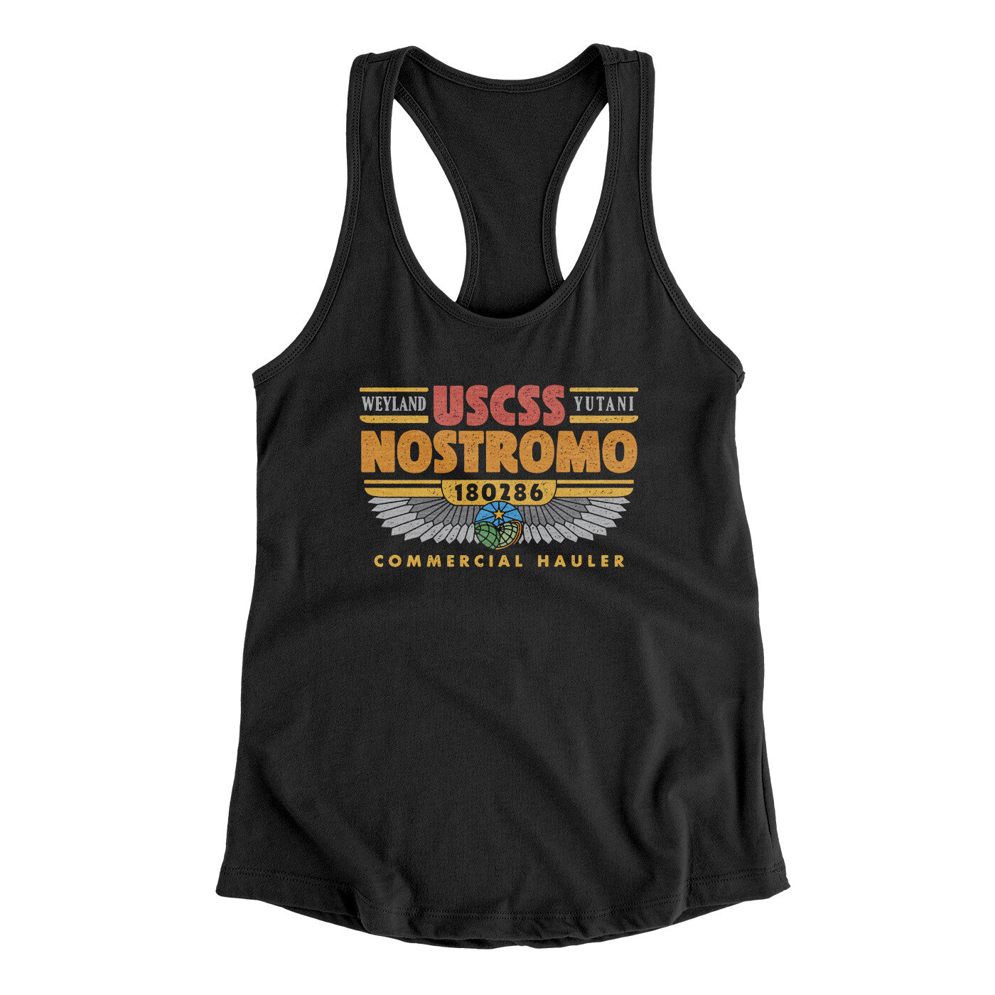 Uscss Nostromo Women's Racerback Tank | Funny Shirt from Famous In Real Life