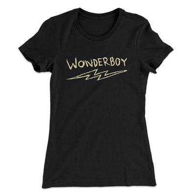 Wonderboy Women's T-Shirt Black | Funny Shirt from Famous In Real Life