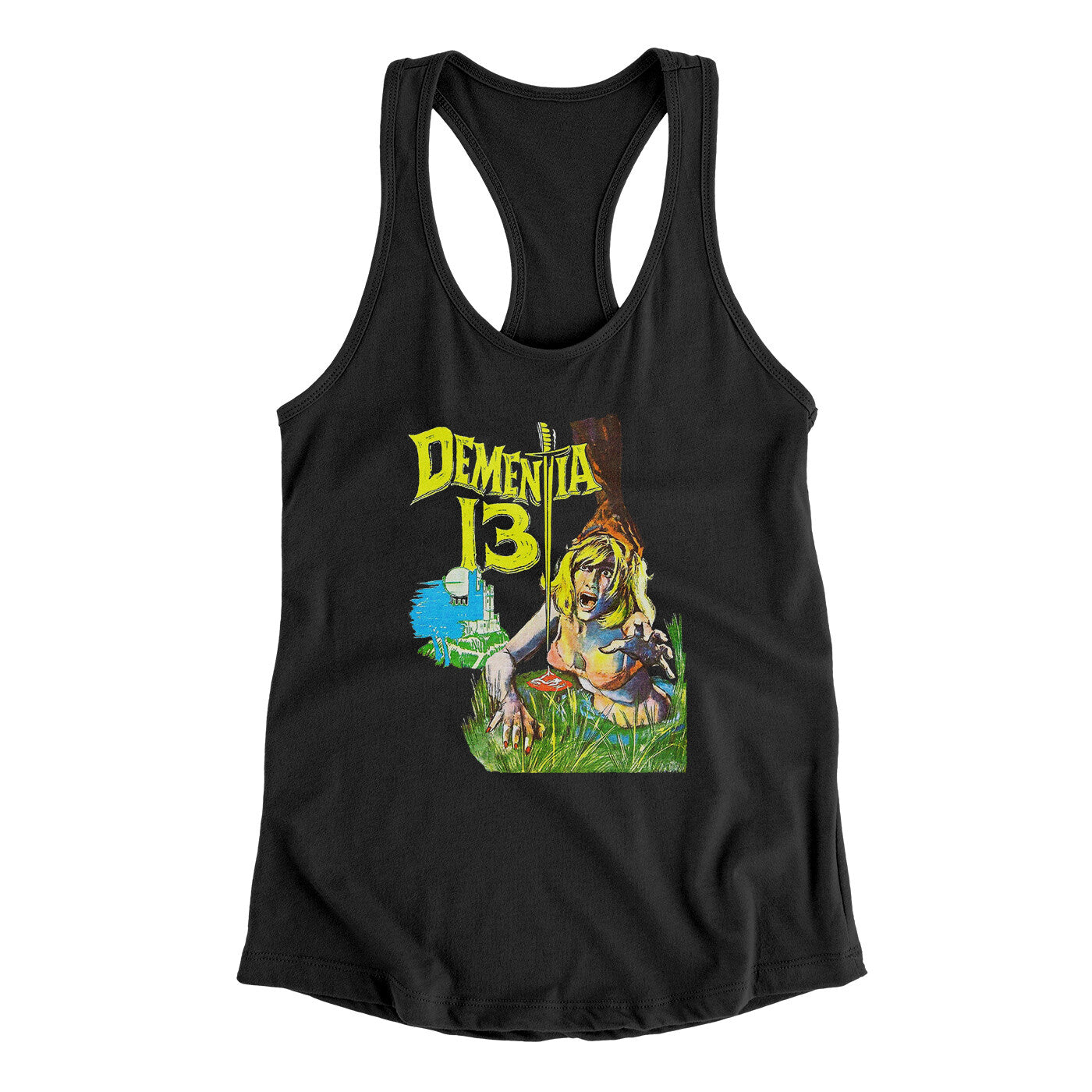Dementia 13 Women's Racerback Tank | Funny Shirt from Famous In Real Life