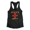 Mash 4077Th Women's Racerback Tank Black | Funny Shirt from Famous In Real Life