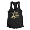 Actually This Is My First Rodeo Funny Women's Racerback Tank Black | Funny Shirt from Famous In Real Life