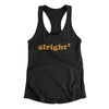 Alright Cubed Women's Racerback Tank Black | Funny Shirt from Famous In Real Life