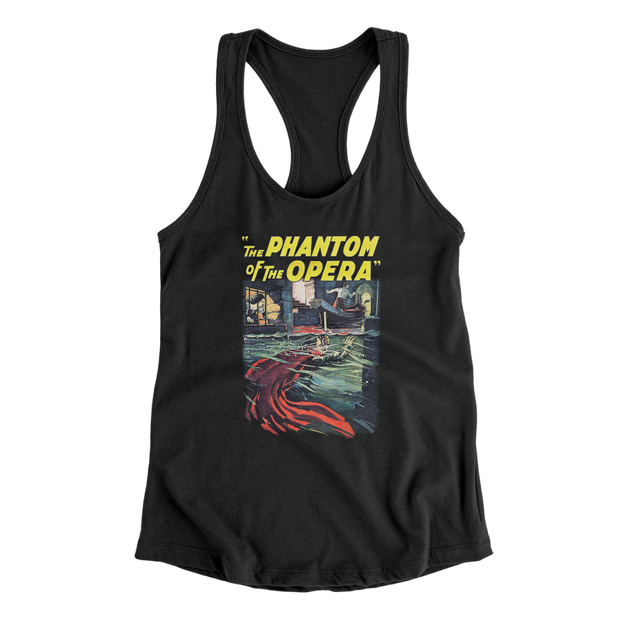 Phantom Of The Opera Women's Racerback Tank Black | Funny Shirt from Famous In Real Life