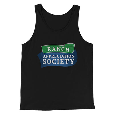 Ranch Appreciation Society Men/Unisex Tank Top Black | Funny Shirt from Famous In Real Life