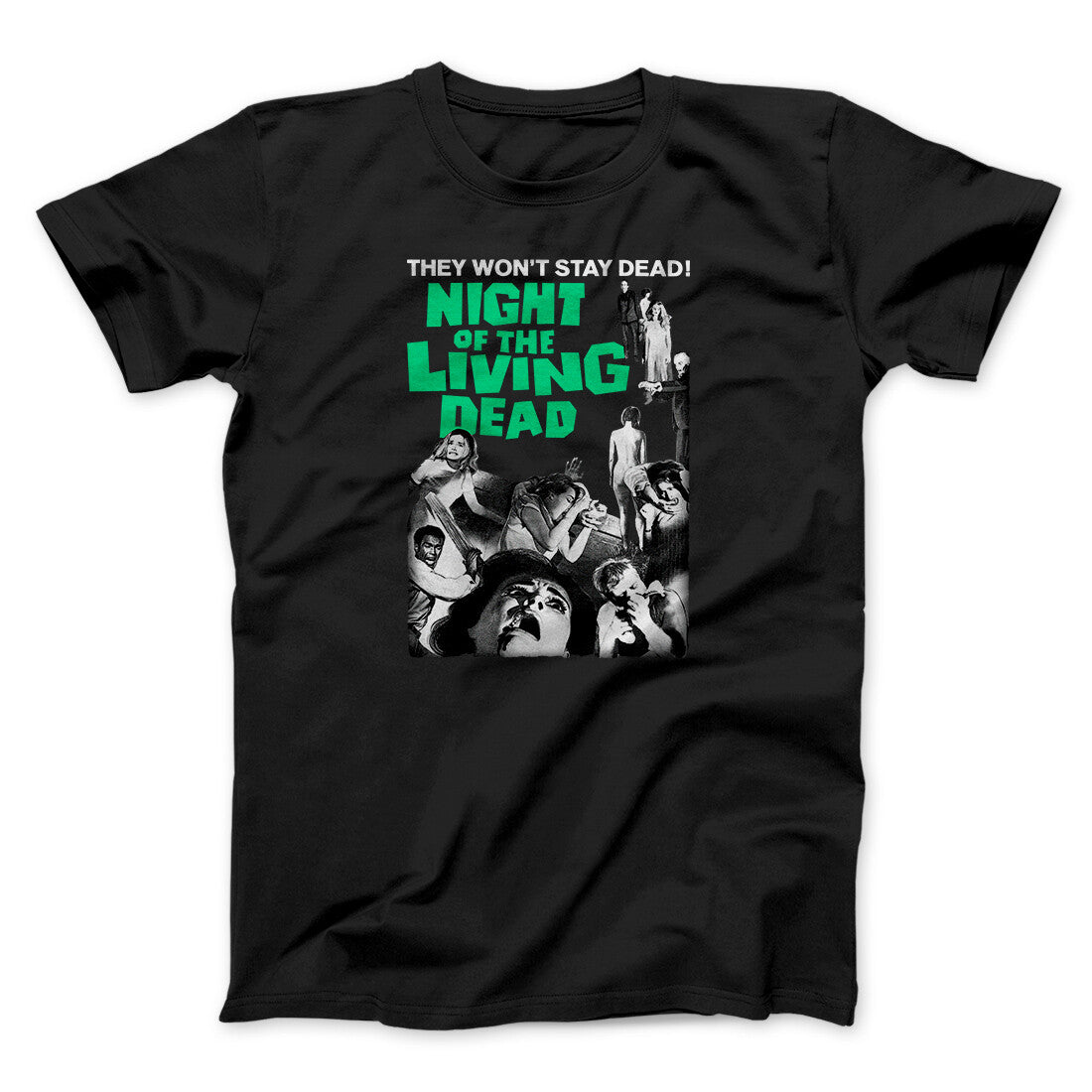 Night Of The Living Dead Funny Movie Men/Unisex T-Shirt | Funny Shirt from Famous In Real Life