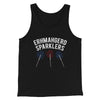 Erhmahgerd Sparklers Men/Unisex Tank Top Black | Funny Shirt from Famous In Real Life