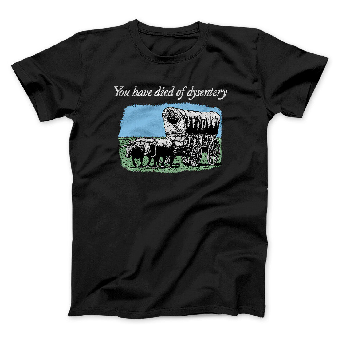 You Have Died Of Dysentery Men/Unisex T-Shirt | Funny Shirt from Famous In Real Life