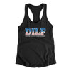 Dilf - Dude I Love Fireworks Women's Racerback Tank Black | Funny Shirt from Famous In Real Life