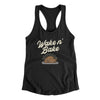 Wake 'N Bake Funny Thanksgiving Women's Racerback Tank Black | Funny Shirt from Famous In Real Life