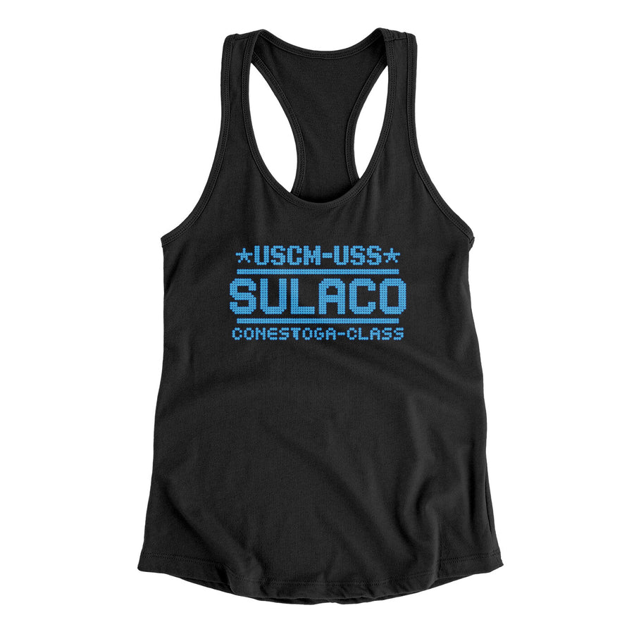 Uss Sulaco Women's Racerback Tank Black | Funny Shirt from Famous In Real Life