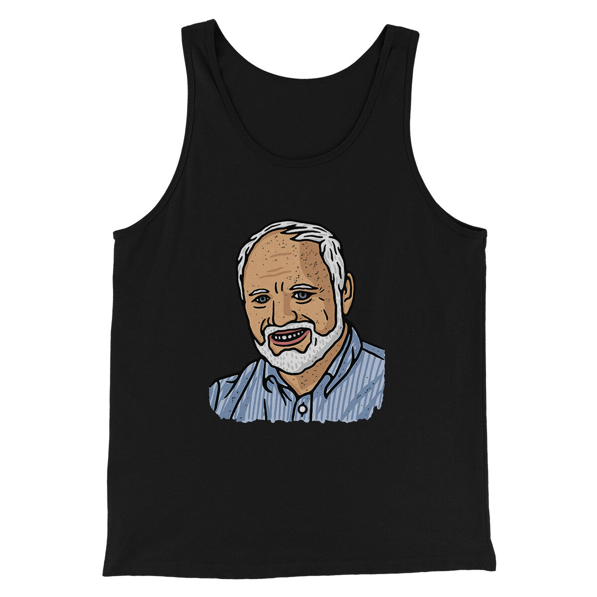 Hide The Pain Harold Funny Men/Unisex Tank Top | Funny Shirt from Famous In Real Life