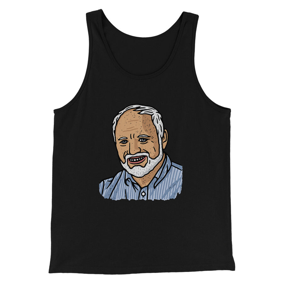 Hide The Pain Harold Funny Men/Unisex Tank Top | Funny Shirt from Famous In Real Life