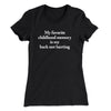 My Favorite Childhood Memory Is My Back Not Hurting Women's T-Shirt Black | Funny Shirt from Famous In Real Life