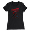 Krampus Baby Sitting Service Women's T-Shirt Black | Funny Shirt from Famous In Real Life
