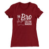 The Bro Aka Manzier Women's T-Shirt Cardinal | Funny Shirt from Famous In Real Life
