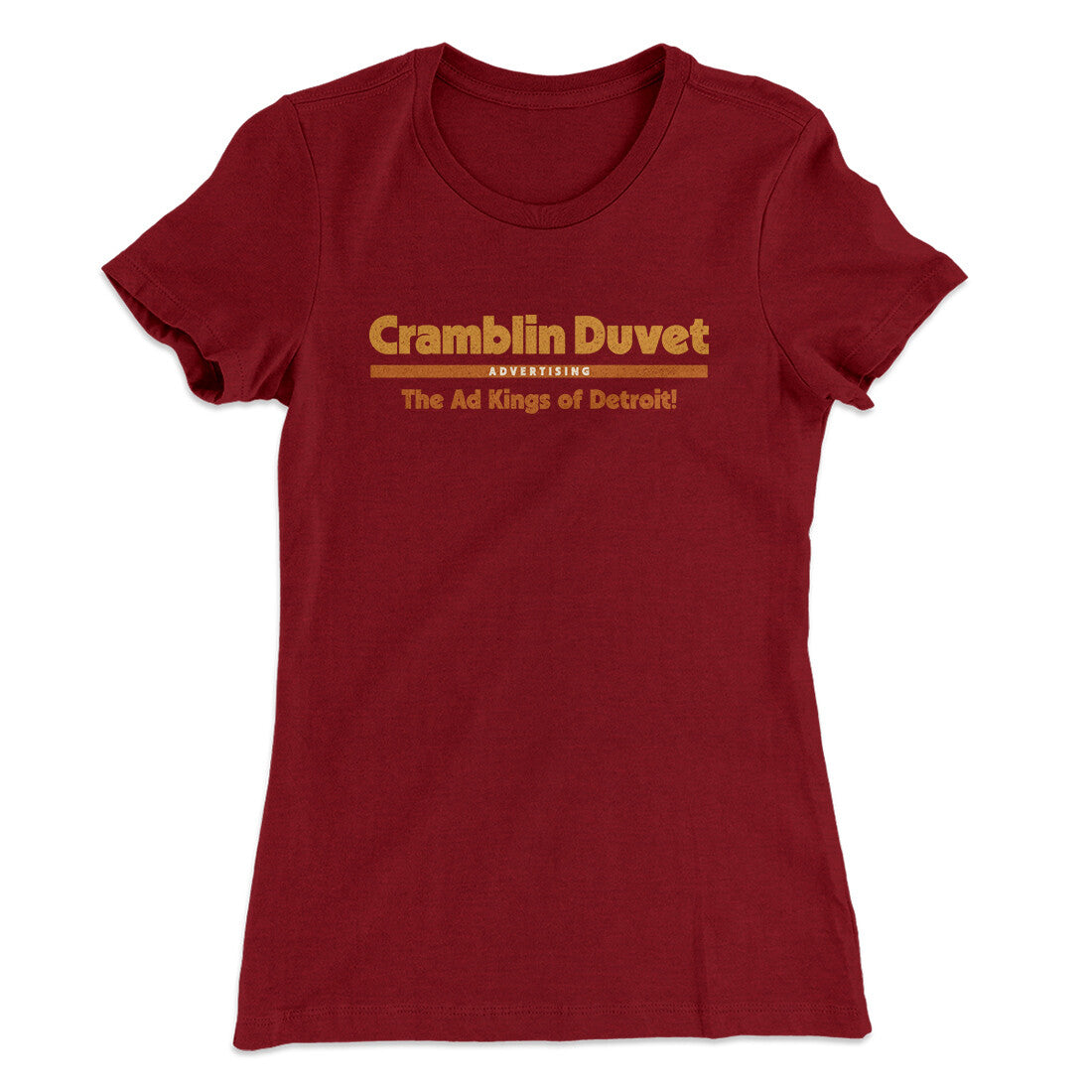 Cramblin Duvet Advertising Women's T-Shirt | Funny Shirt from Famous In Real Life