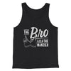 The Bro Aka Manzier Men/Unisex Tank Top Charcoal Black TriBlend | Funny Shirt from Famous In Real Life
