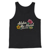 Aloha Mr. Hand Men/Unisex Tank Top Charcoal Black TriBlend | Funny Shirt from Famous In Real Life