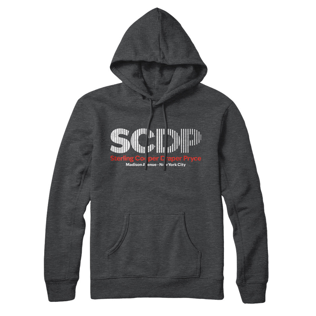 Sterling Cooper Draper Pryce Hoodie Charcoal Heather | Funny Shirt from Famous In Real Life